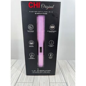 CHI Single Pass 1.5" Ceramic Hair Straightener Lavender Chrome Blushing Bride